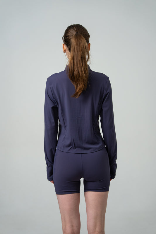 Женский лонгслив для бега Peak FW6253062 dk.purple