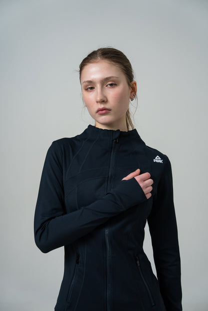 Женский лонгслив для бега Peak FW94276 black