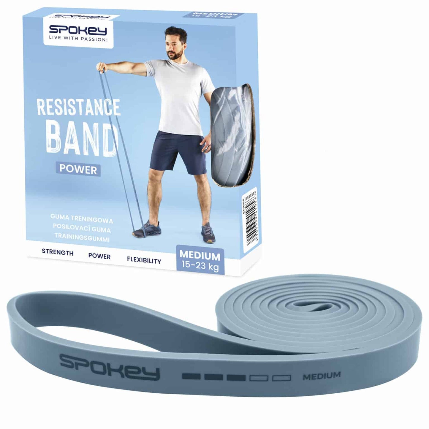 Тренировочная резинка Spokey Power Guma fit  medium 941958