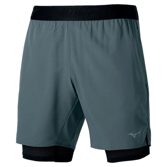 Pantaloni scurți de alergare pentru bărbați Mizuno Core 7.5 Inches 2in1 Short J2GBD006 07