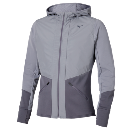Jachetă de alergare pentru bărbați Mizuno Active Warm Hybrid FZ Hd LS J2GCC501 06
