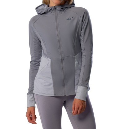 Hanorac de alergare pentru femei Mizuno Active Warm Hybrid FZ Hd LS J2GCC701 06