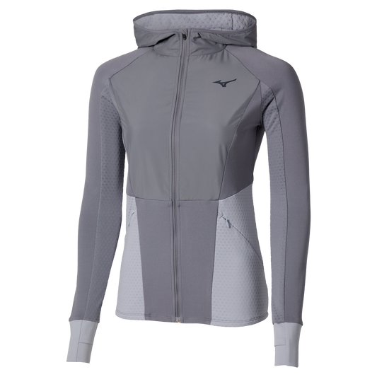 Hanorac de alergare pentru femei Mizuno Active Warm Hybrid FZ Hd LS J2GCC701 06