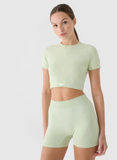 Top scurt de fitness pentru femei F1737 4FRAW24TFTSF1737 mint