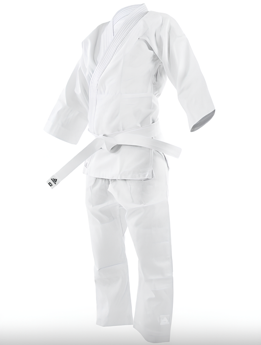 Kimono judo Adidas 200EWS J200E sans bandes white