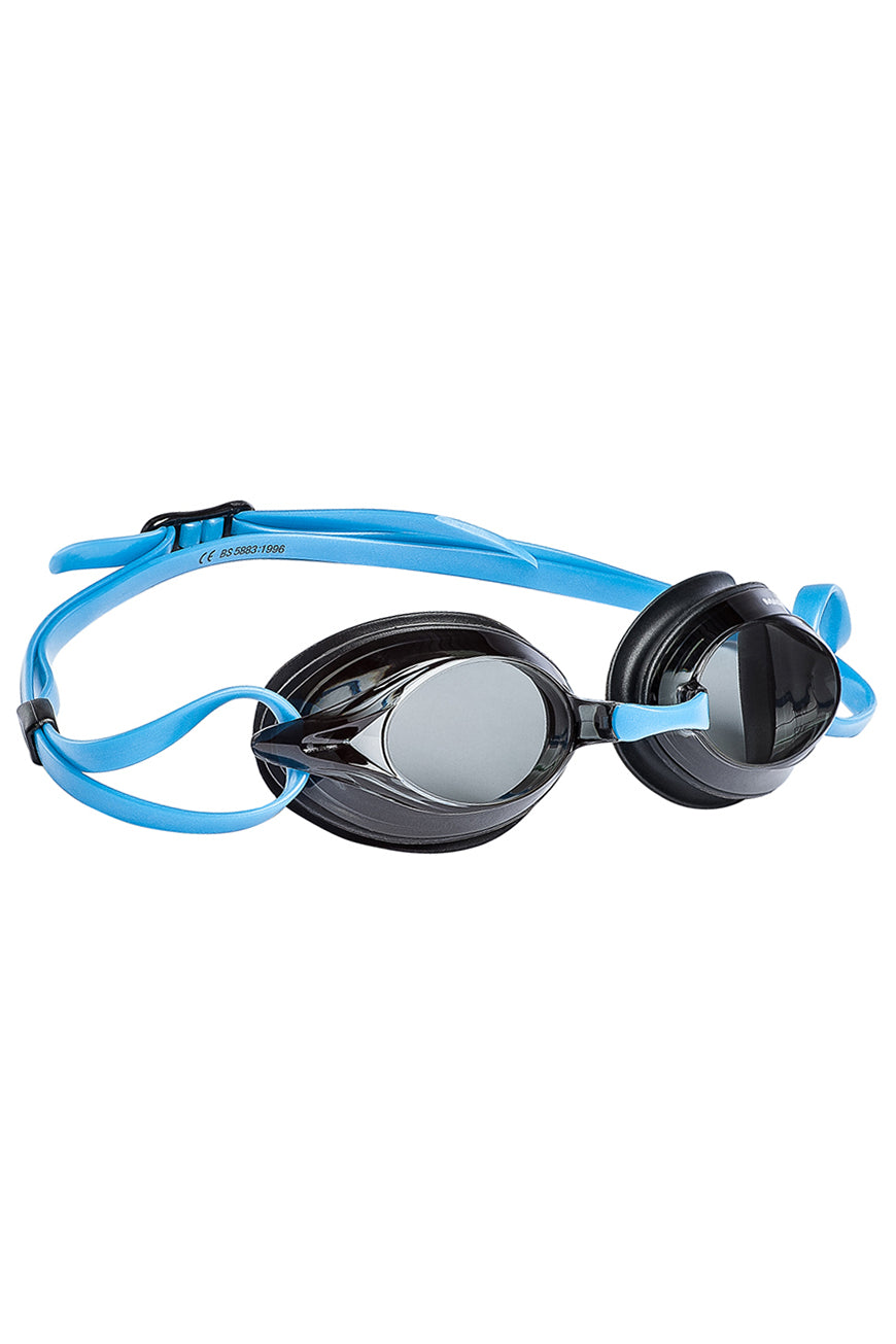 Очки для плавания Mad Wave Spurt M0427 24 0 08W, azure/black