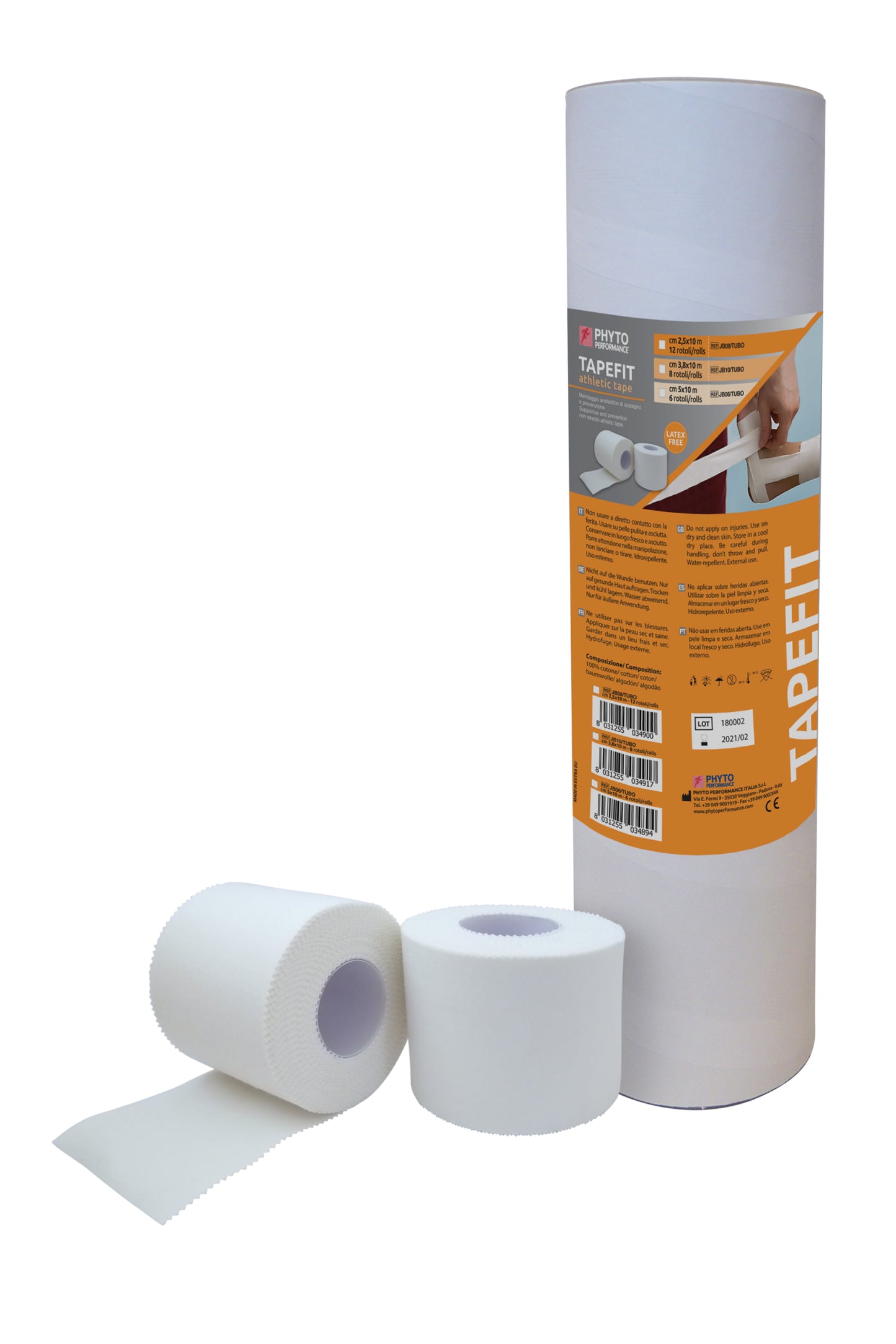 Tapefit  5cm x 10m in tubo jb06