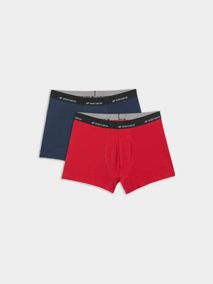 Мужское нижнее белье Boxer shorts 4F M096 (2pack) 4FWAW26UBXSM096 multicolour