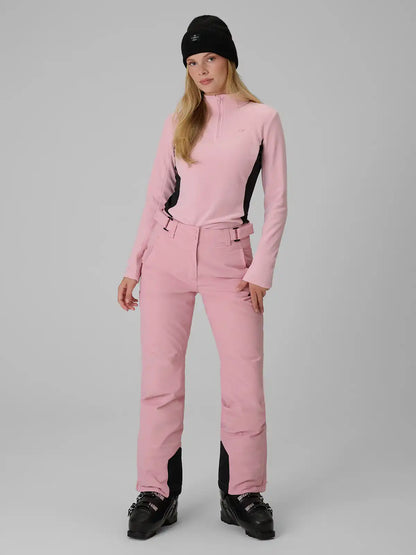 Hanorac microfleece pentru femei 4F F085 4FWAW26UFLEF085 light pink