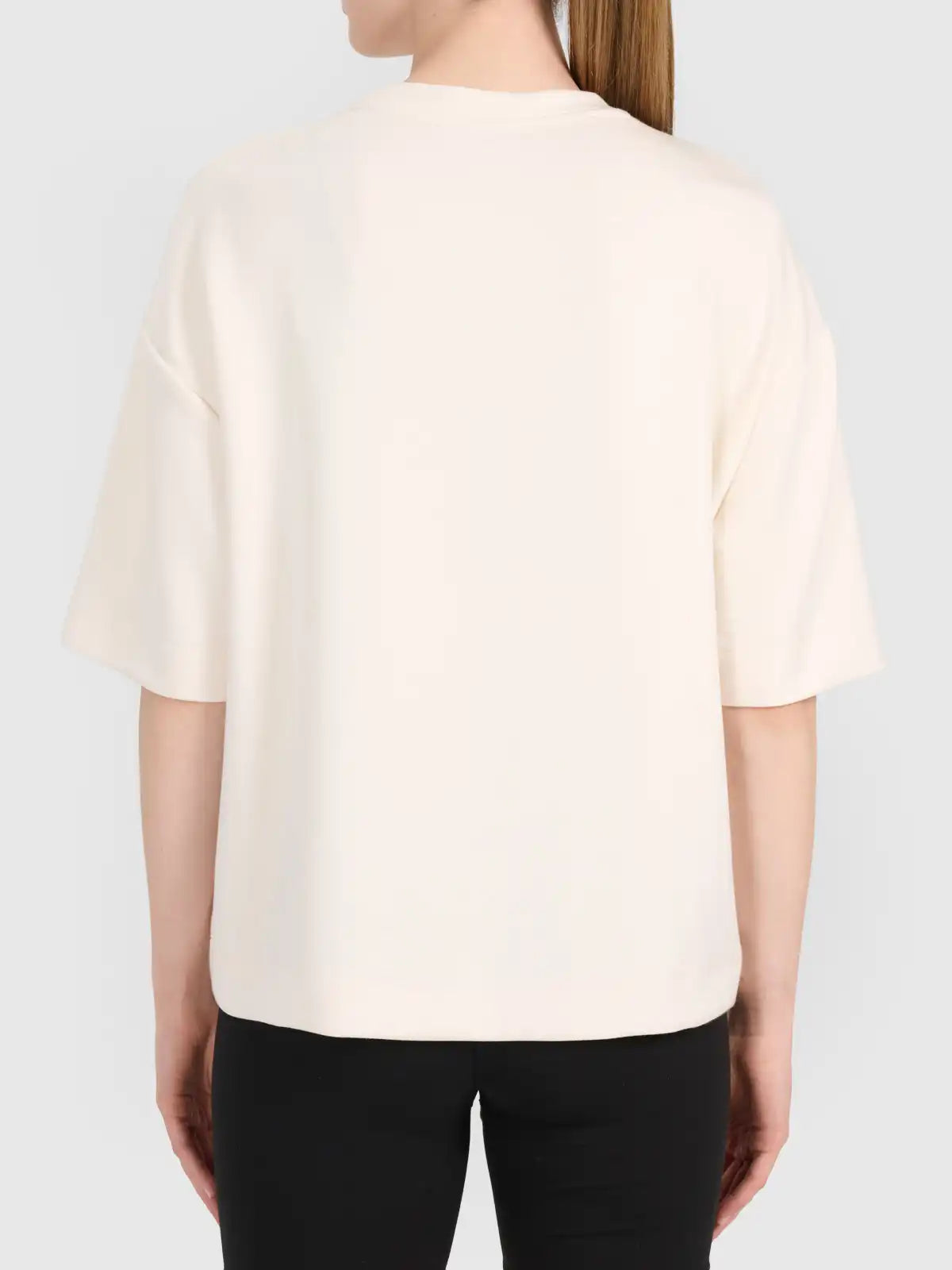 Tricou pentru femei casual 4F F3320 4FWSS26TTSHF3320 creme