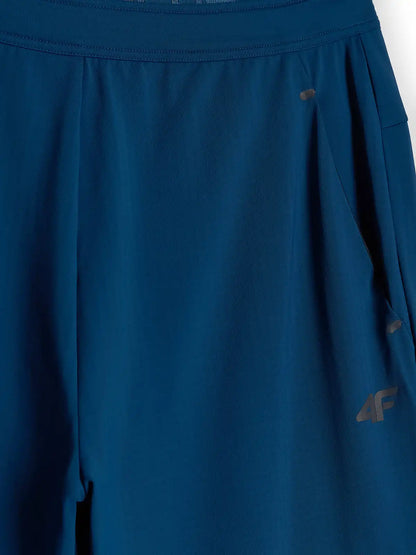 Pantaloni sportivi pentru bărbați 4F M1804 4FWAW26TTROM1804 teal