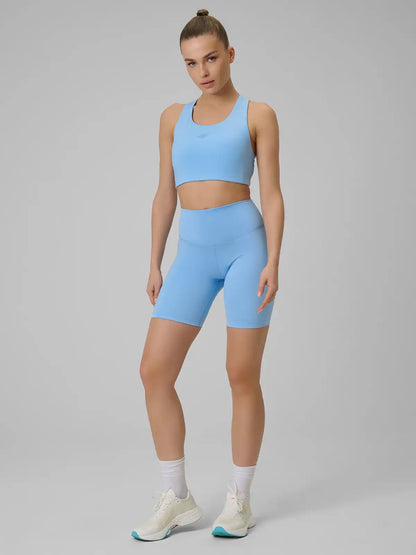 Женские короткие леггинсы для фитнеса 4F F085 4FWSS26TFSTF085 blue