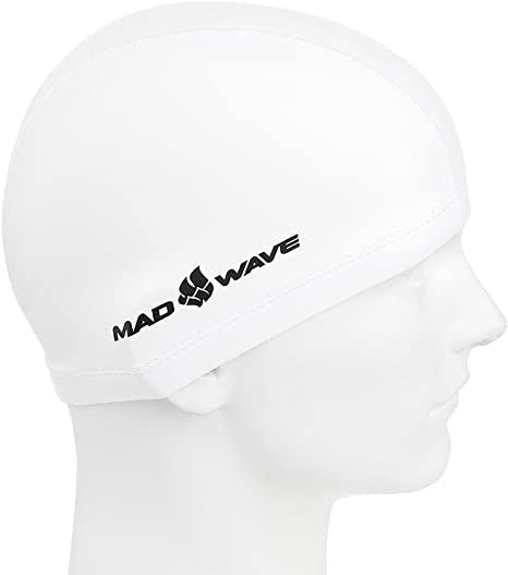 Căciulă pentru înot  MadWave M0585 01 0 08W PUT Coated, White