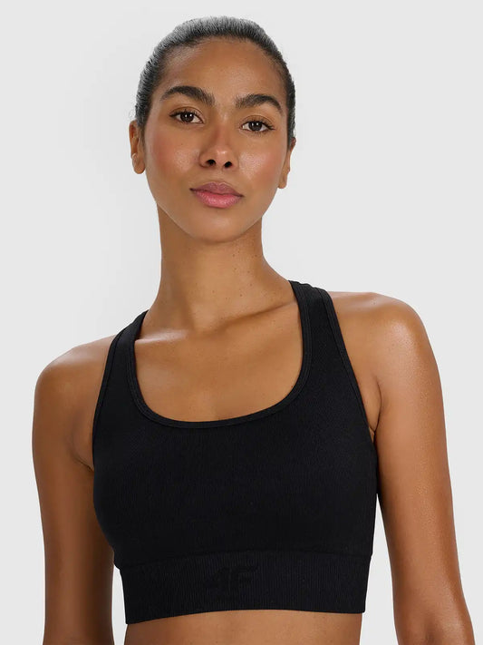 Bra pentru fitness 4F F214 4FWMM00USBAF214 deep black