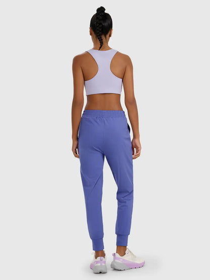 Pantaloni sport pentru femei 4F F0934 4FWAW25TFTRF0934 navy