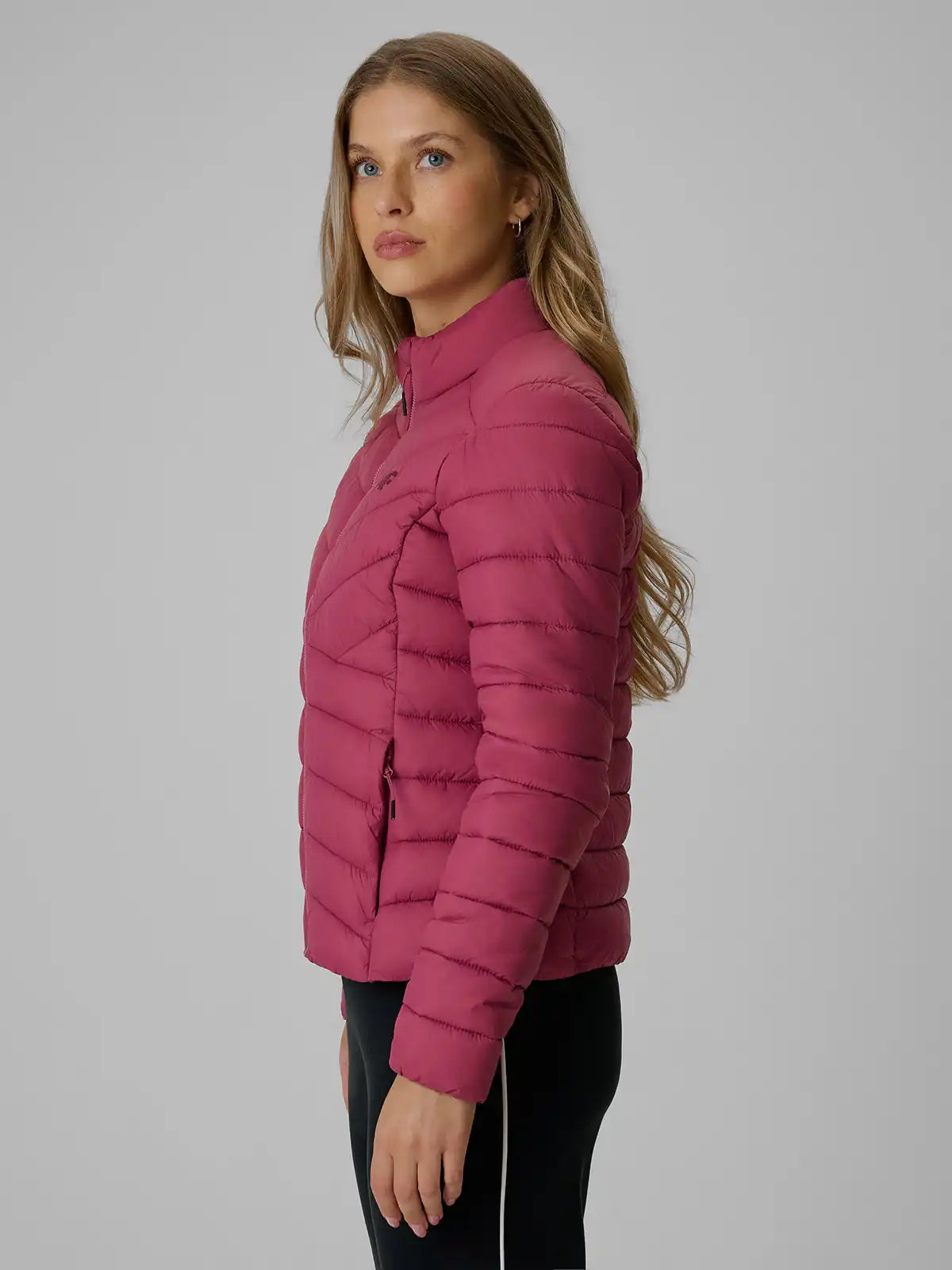 Jachetă de puf pentru femei 4F F0923 4FWAW26TDJAF0923 dark pink