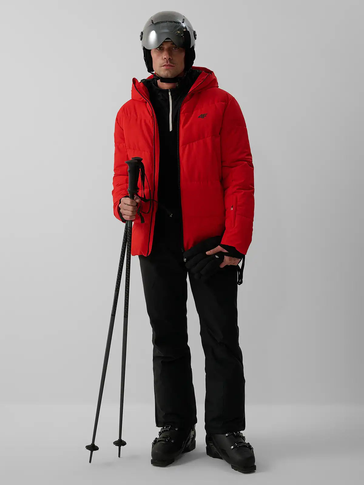 Geacă de ski pentru bărbați 4F M1204 4FWAW26TTJAM1204 red