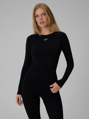 Женский лонгслив термо 4F F326 4FWAW26USEAF326 deep black