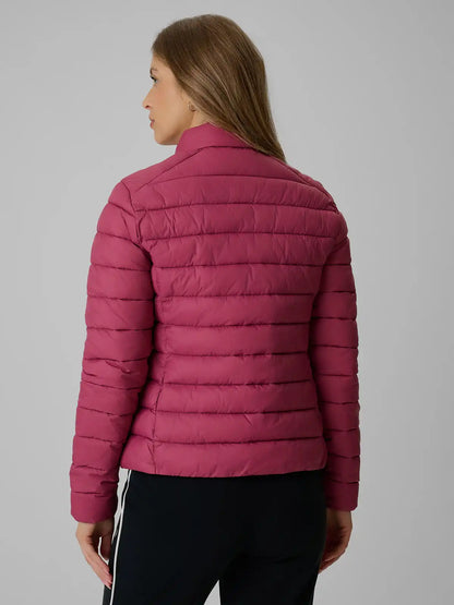 Jachetă de puf pentru femei 4F F0923 4FWAW26TDJAF0923 dark pink