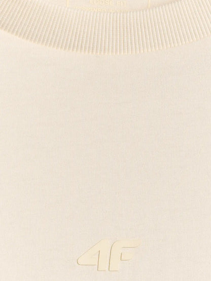 Женская футболка casual  4F F2744 4FWSS26TTSHF2744 creme