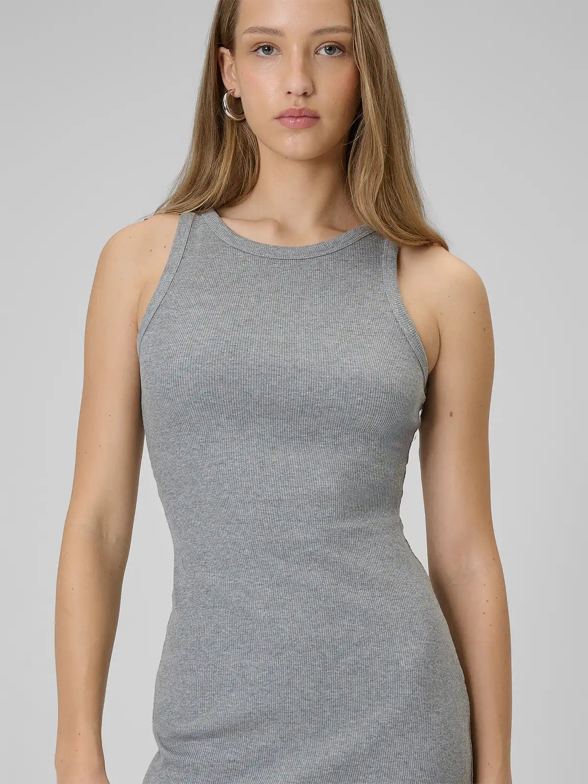 Rochie pentru femei 4F F184 4FWSS26TDREF184 grey melange