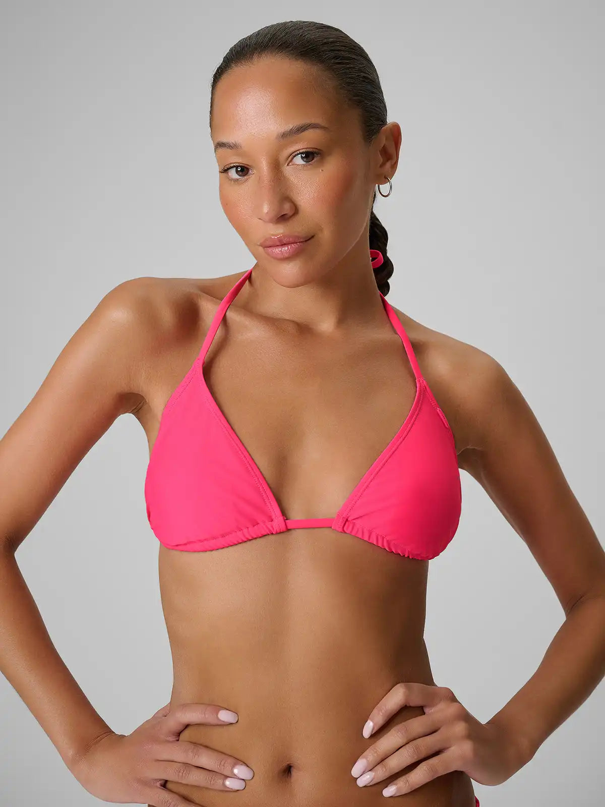 Top de baie bikini pentru femei 4F F085 4FWSS26UBKTF085 hot pink