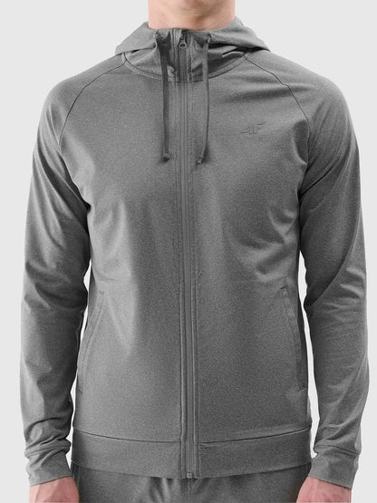 Мужской батник на молнии 4F M512 4FWSS25TFSWM512 grey melange