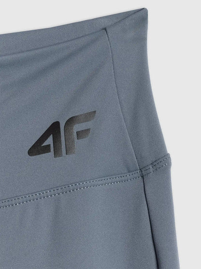 Legginși de yoga pentru femei 4F F444 4FWSS26TFTIF444 denim