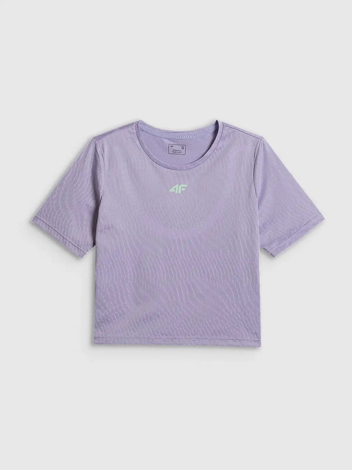 Женская укороченная футболка для фитнеса 4F F1806 4FWSS26TFTSF1806 violet