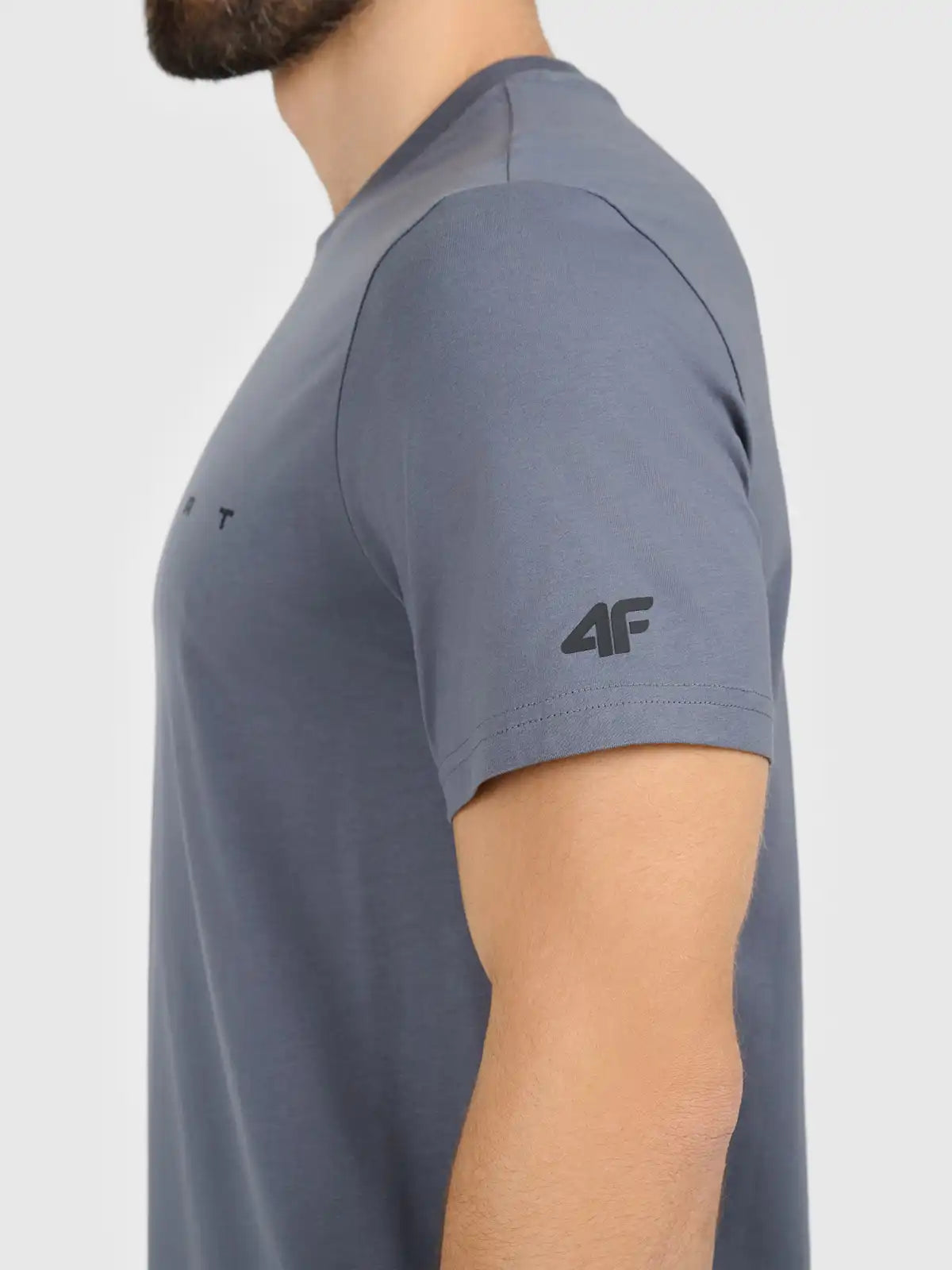 Мужская футболка casual 4F M3575 4FWAW26TTSHM3575 anthracite