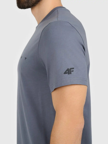 Мужская футболка casual 4F M3575 4FWAW26TTSHM3575 anthracite