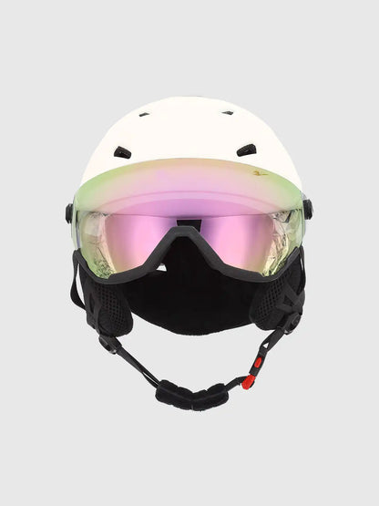 Горнолыжный шлем с визором 4F U131  4FWAW26AHELU131 off white