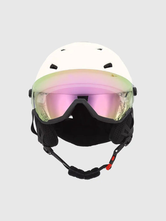 Горнолыжный шлем с визором 4F U131  4FWAW26AHELU131 off white