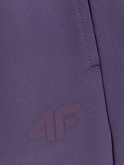 Pantaloni sport pentru femei 4F  F1074 4FWSS26TFTRF1074 dark violet