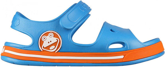 Papuci COQUI 8852 Sea blue/Dk. orange