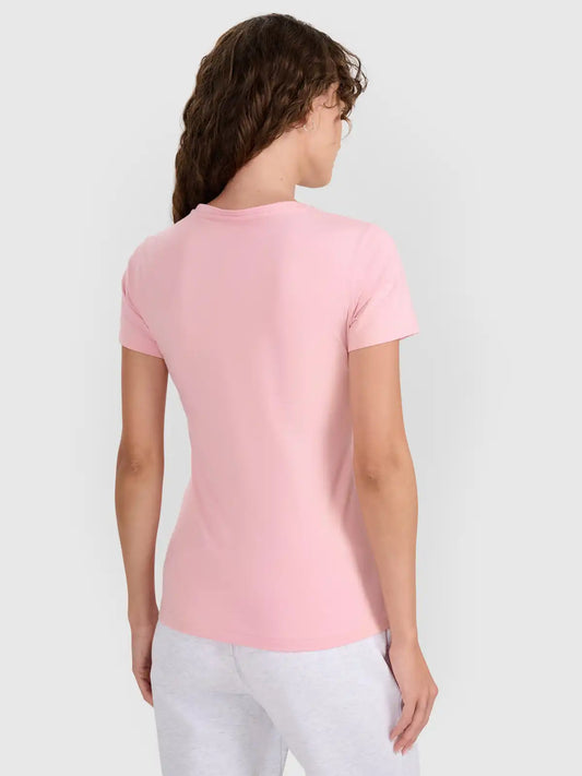 Женская футболка casual 4F F2255 4FWMM00TTSHF2255 light pink