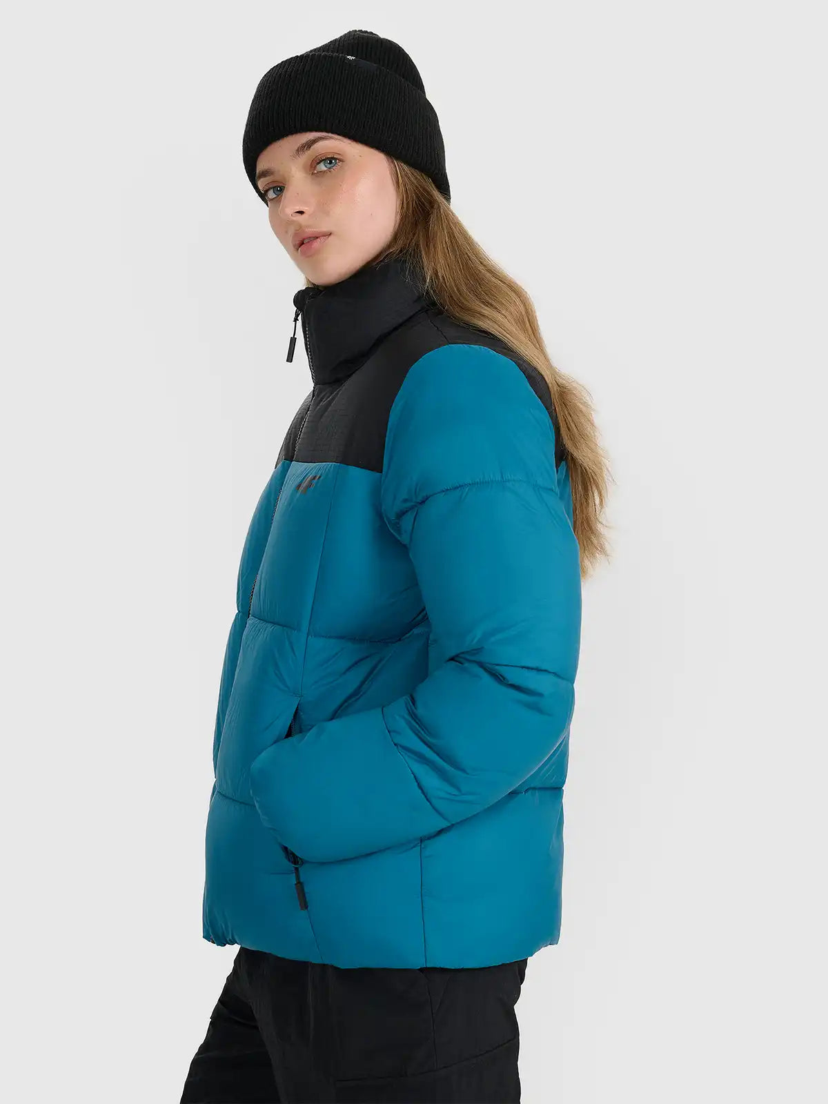 Женский пуховик 4F F581 4FWAW25TDJAF581 teal