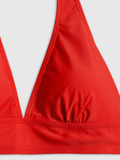 Top de baie bikini pentru femei 4F F088 4FWSS26UBKTF088 red