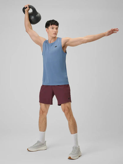 Мужская майка для тренировок 4F M0744 4FWSS26TFSLM0744 denim