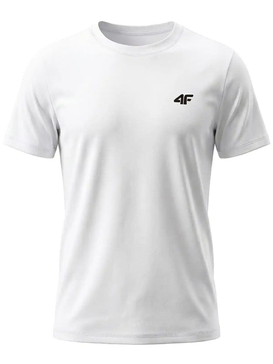 Мужская футболка casual 4F M3341 4FWMM00TTSHM3341 white