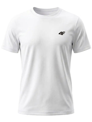 Мужская футболка casual 4F M3341 4FWMM00TTSHM3341 white