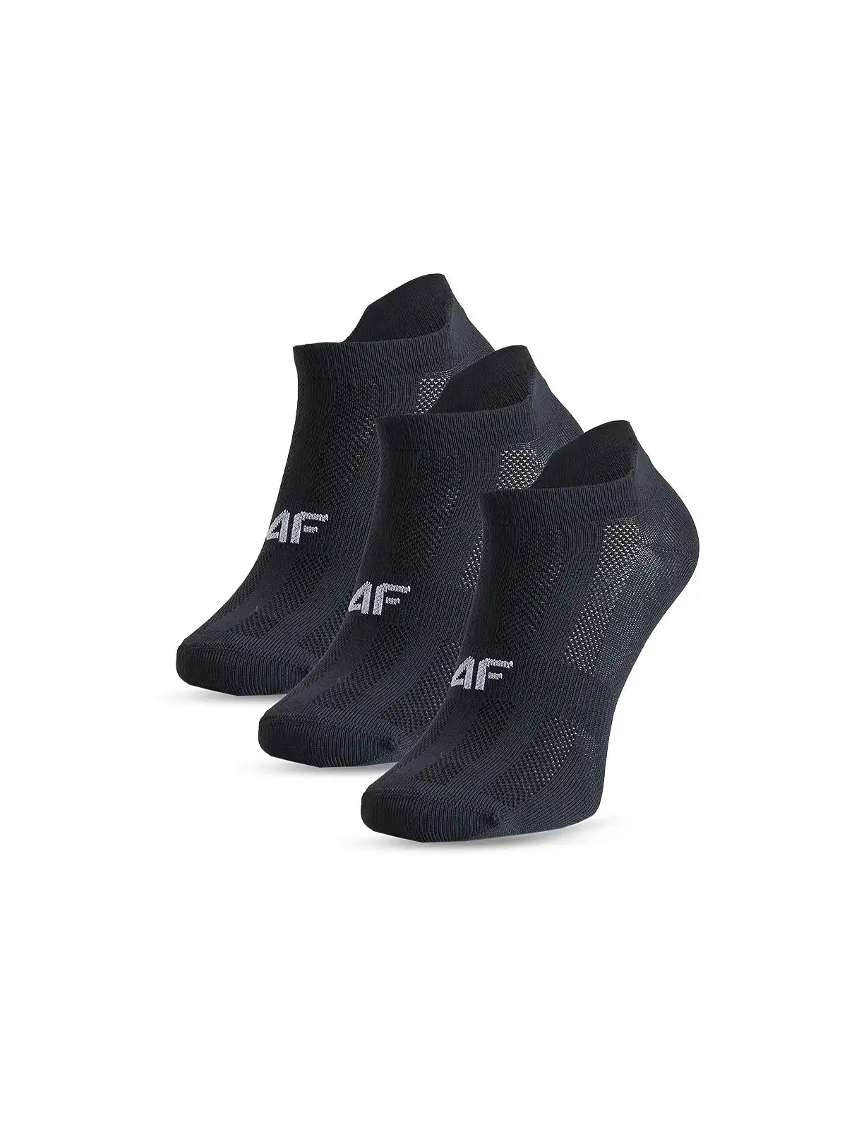 Șosete pentru sport 4F M374 4FWMM00UFSOM374 (3pack) black