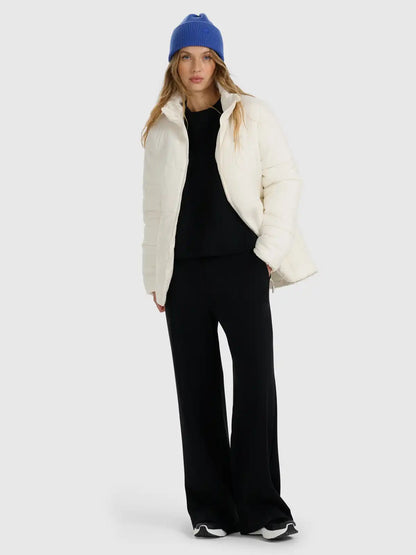 Jachetă de puf pentru femei 4F F583 4FWAW25TDJAF583 creme