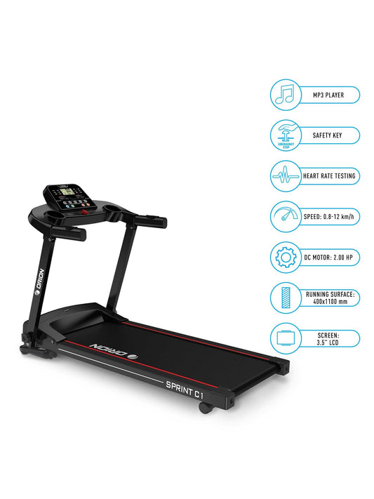 Electrical treadmill SPRINT C1 12 km/2.0 HP