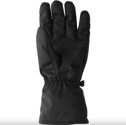 Mănuși pentru odihnă activă 4F SKI GLOVES REM002 DEEP BLACK