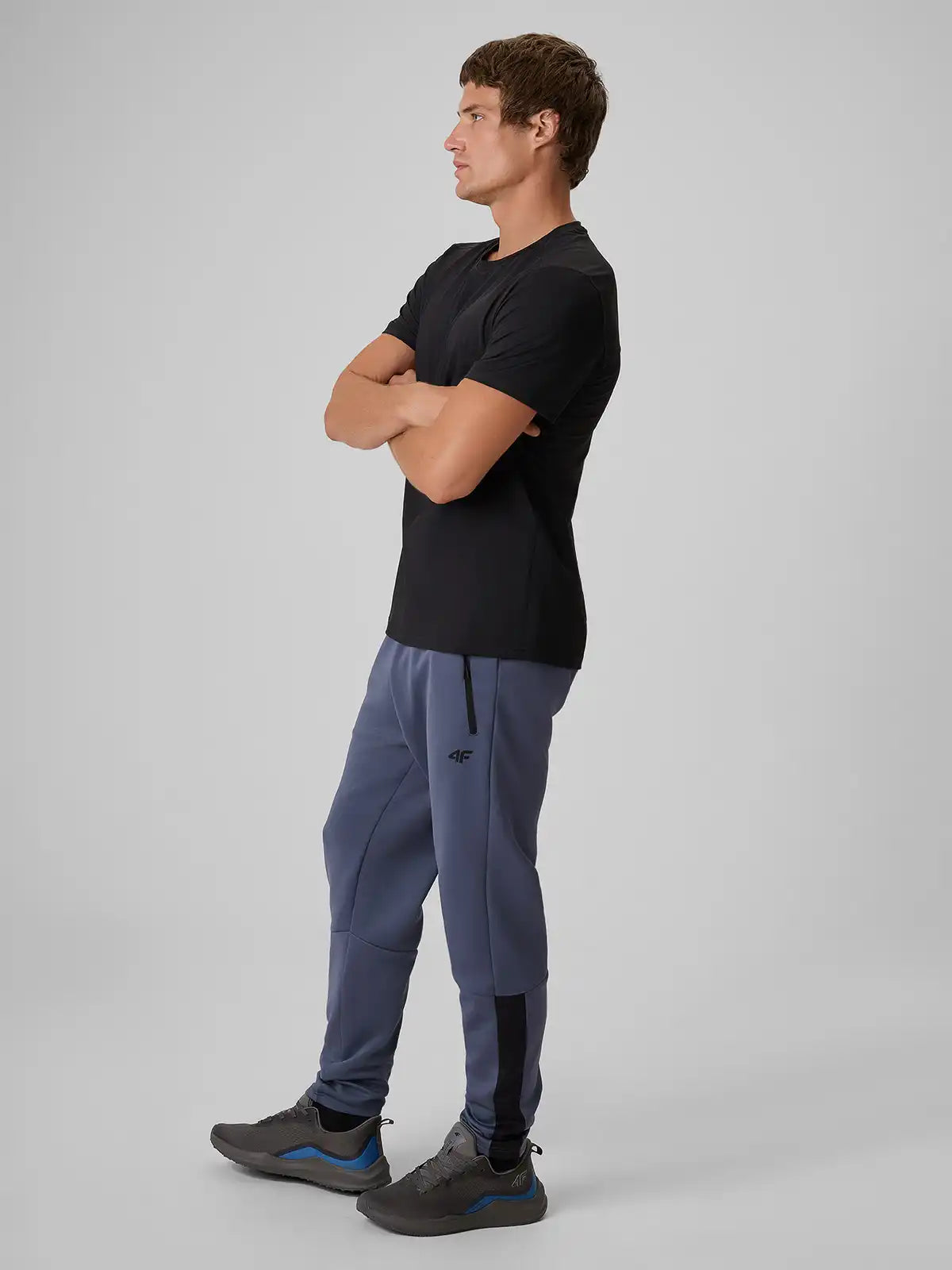 Pantaloni sportivi pentru bărbați 4F M1426 4FWAW26TFTRM1426 blue