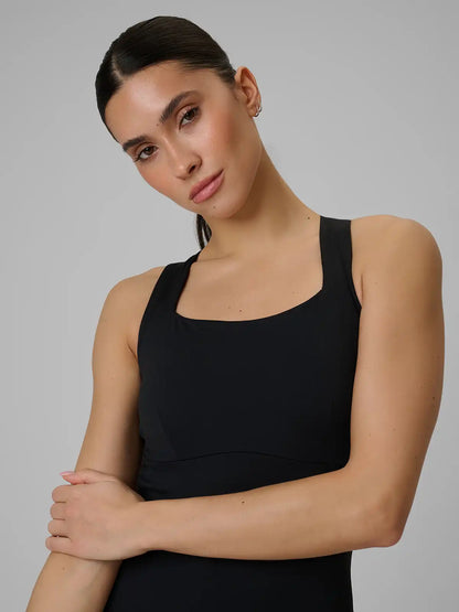 Salopetă de yoga pentru femei 4F F053 4FWSS26TJUMF053 deep black