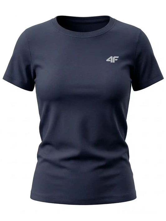 Женская футболка casual 4F F3306 4FWMM00TTSHF3306 denim