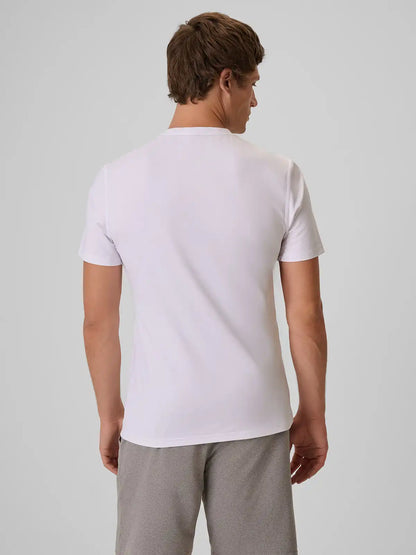 Мужская футболка для фитнеса 4F M2355 4FWAW26TFTSM2355 white