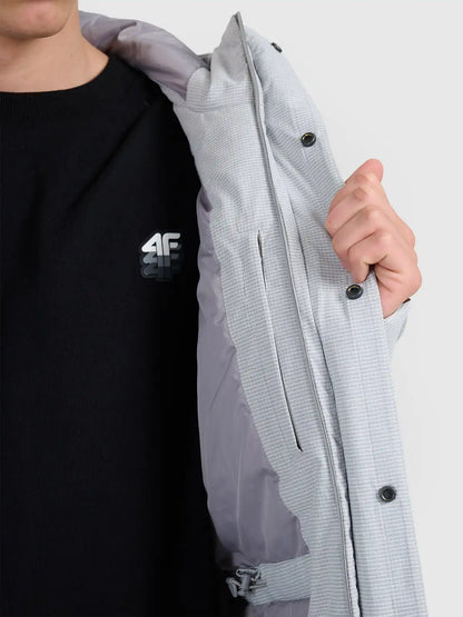 Jachetă impermeabilă pentru bărbați 4F M0884 4FWAW25TTJAM0884 grey